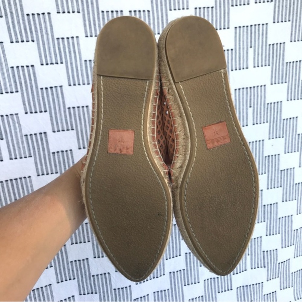 FRYE // Lee A Line Perf Espadrille Flat Mocassin Size 8.5 - Picture 9 of 11